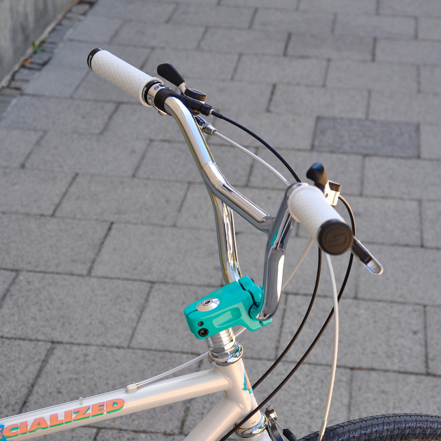 Sram DH Silikongriffe - weiß