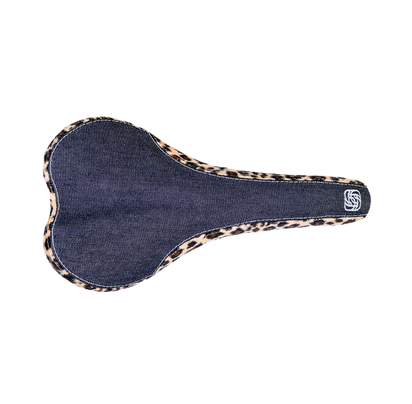 Gusset R-Series Sattel | Denim / Leopard