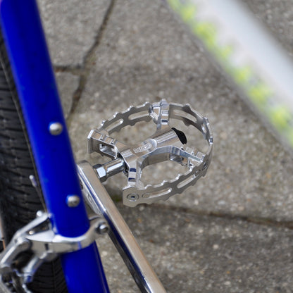 MKS XC-III Bear Trap Pedale - silber