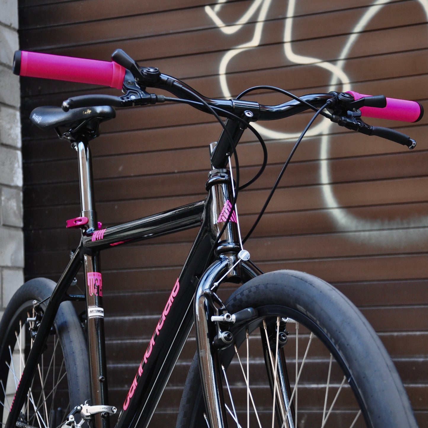 ODI BMX Longneck Griffe - pink