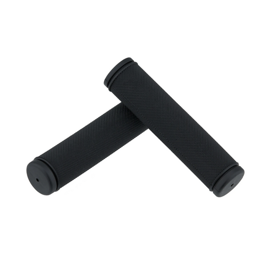 3min19sec Gummigriffe mit Rautenstruktur - schwarz