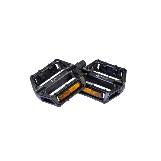 4-Jeri Pro-Style Platform Pedale - schwarz