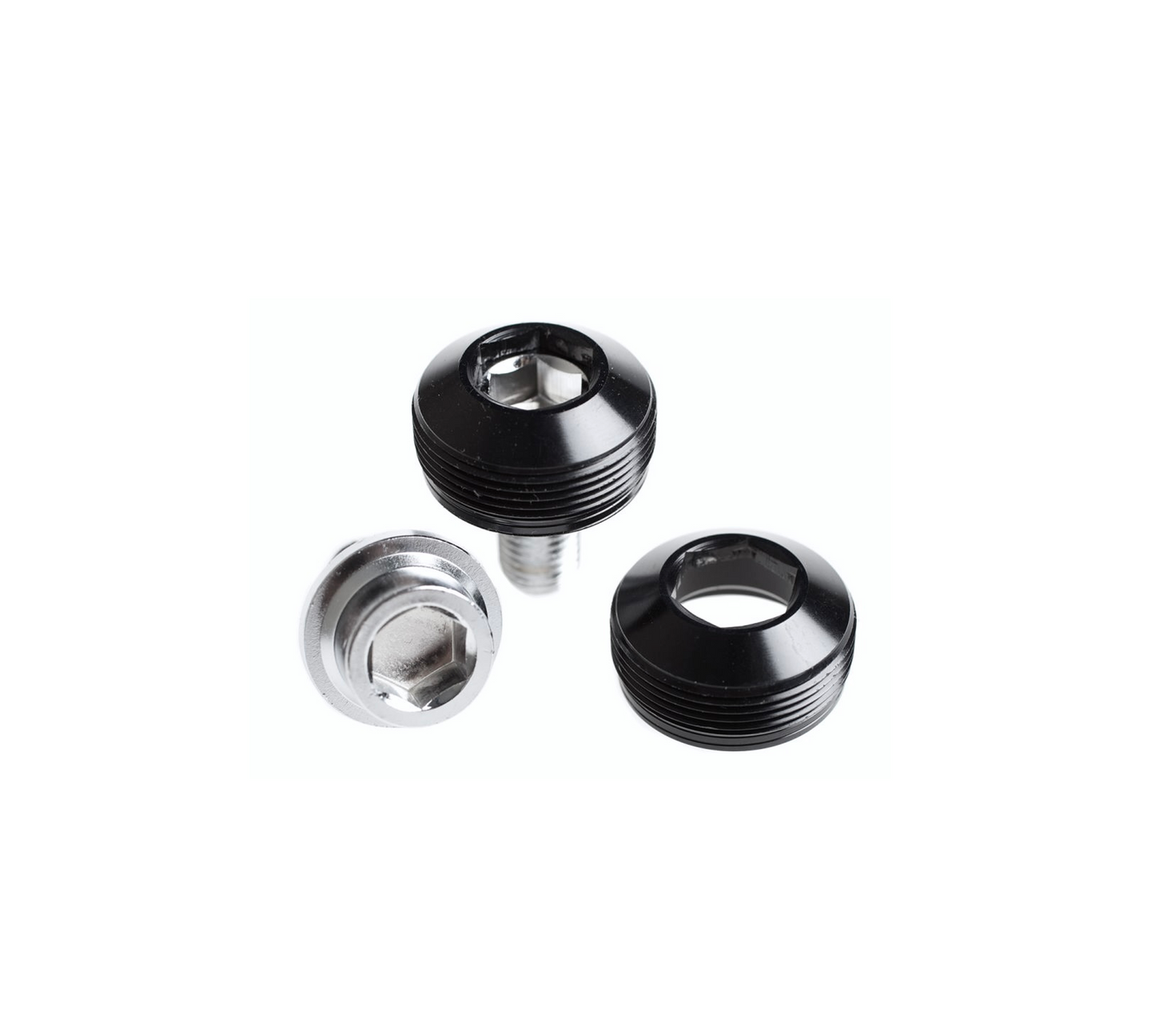BLB Alloy Cup Kurbelschrauben - schwarz