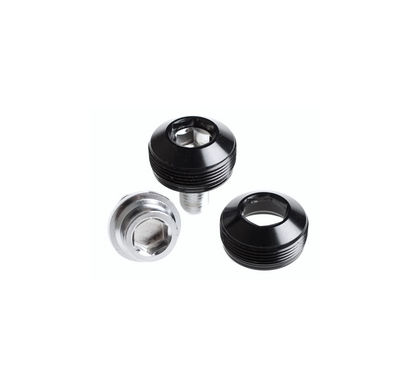BLB Alloy Cup Kurbelschrauben - schwarz