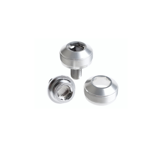 BLB Alloy Cup Kurbelschrauben - silber