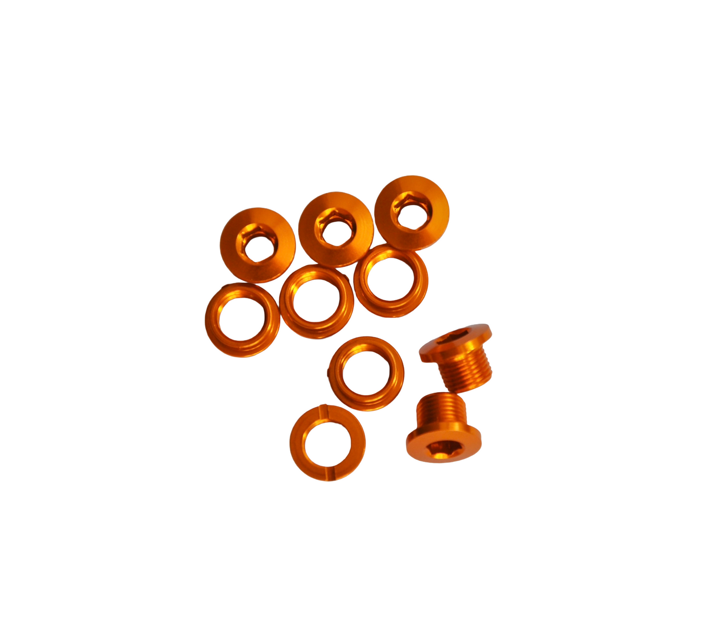 Kettenblattschrauben 1-fach - orange