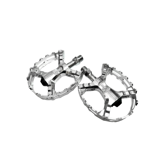 MKS XC-III Bear Trap Pedale - silber