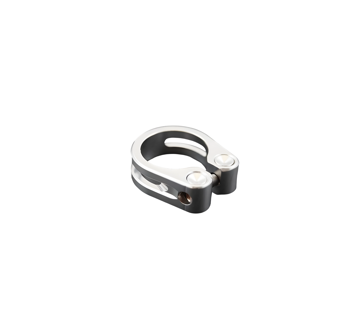 Sattelklemme CNC | 31,8 mm - silber