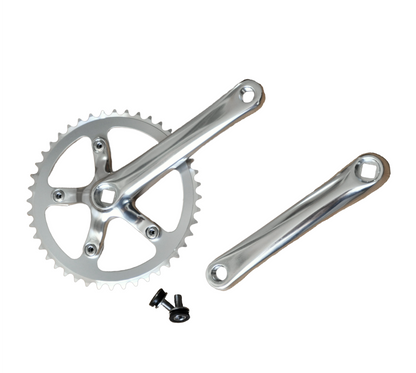 Singlespeed Kurbelgarnitur (44Z) - silber